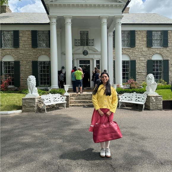 Vintage Large Red Leather Bag - Picture 12 of 15